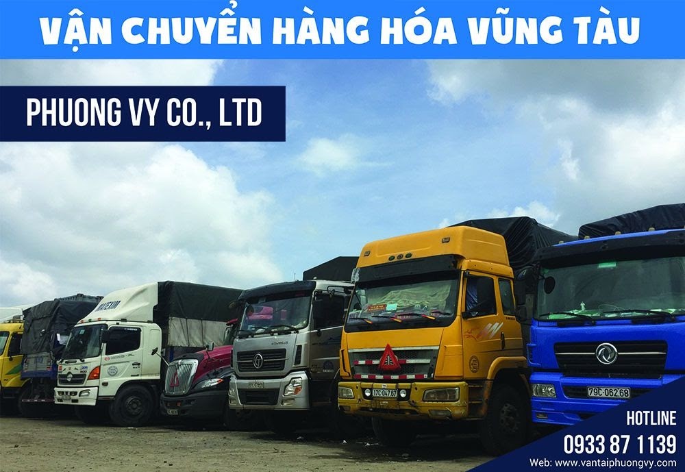 Dịch vụ vận chuyển hàng Vũng Tàu bằng xe tải chuyên nghiệp của Phương Vy